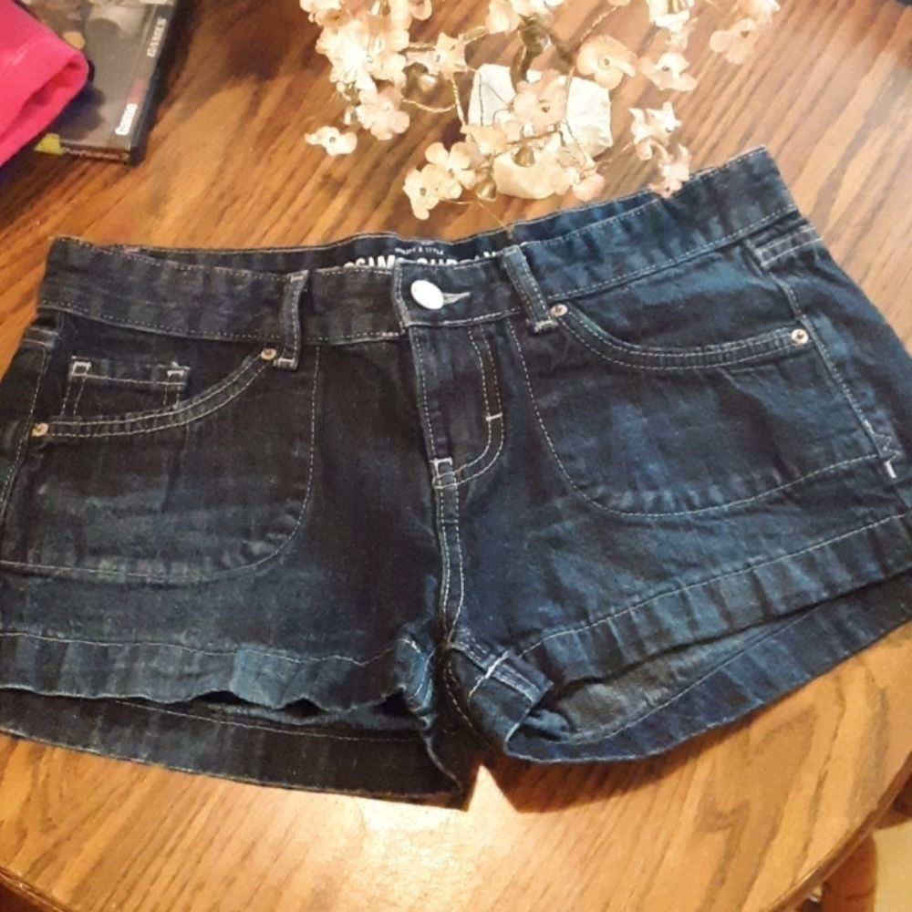 EUC MOSSIMO SUPPLY CO DENIM SHORT SHORTS JR SIZE 9